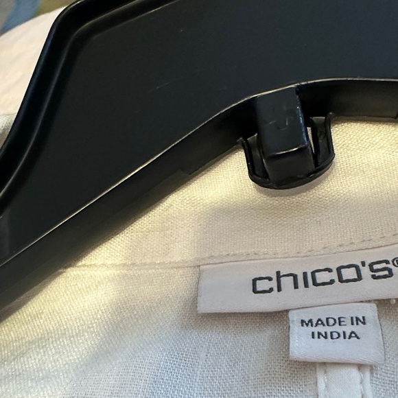 Chico's Classic Linen Blazer - Picture 6 of 7